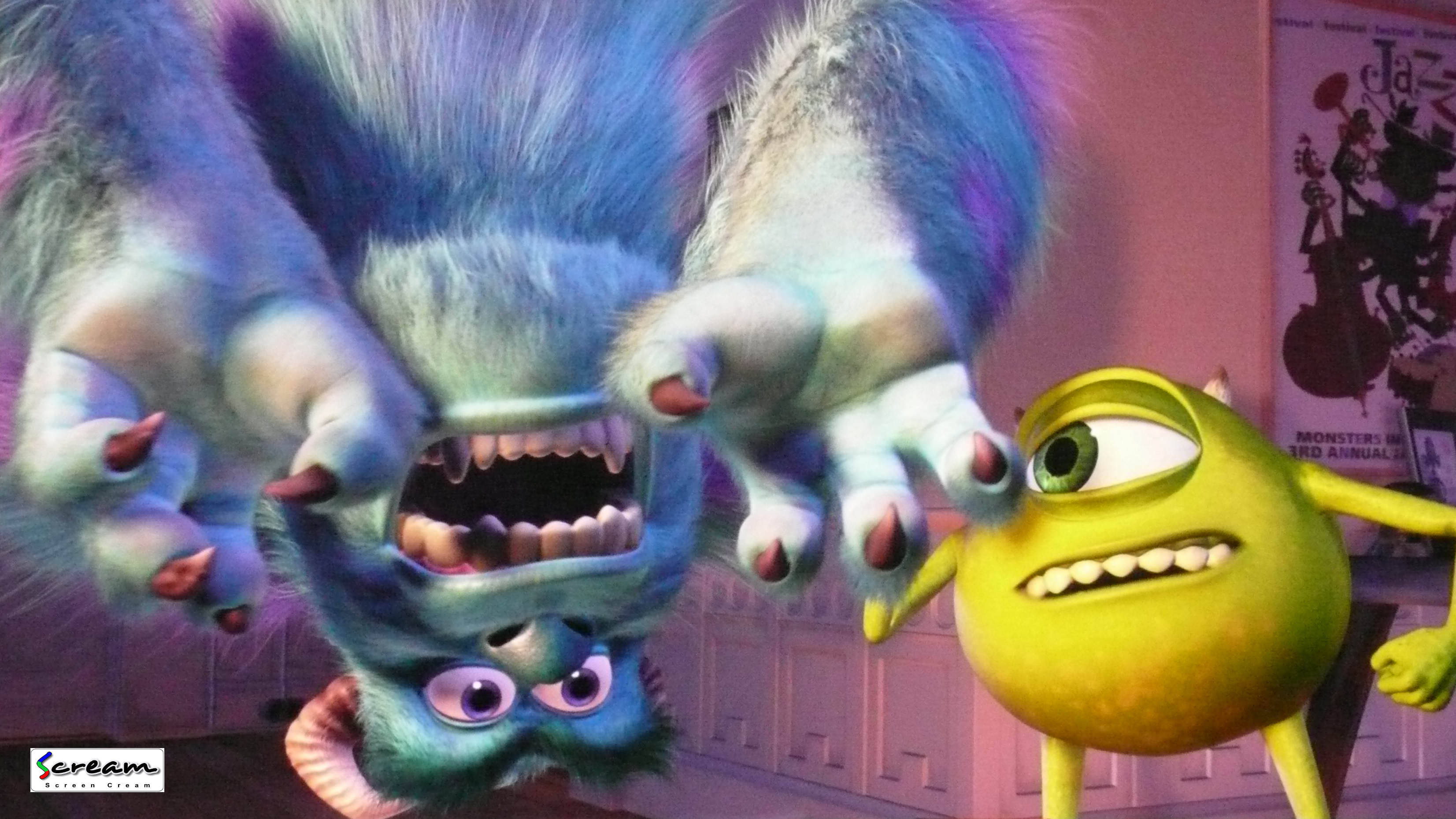 animated 1080p projected on screen paint