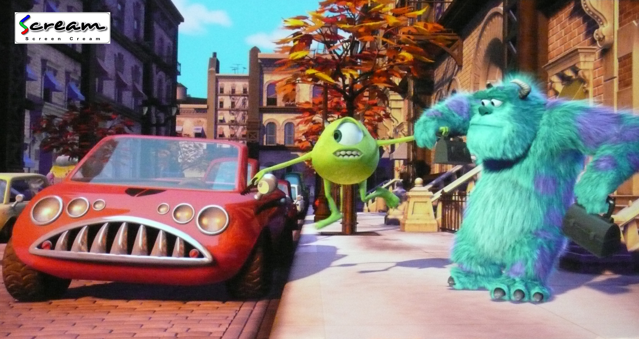 Monsters inc on Scream